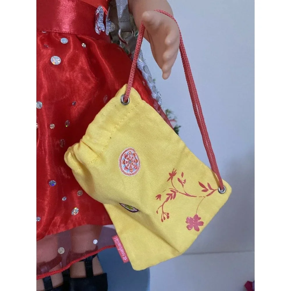 American Girl Battat OG Doll Retired Accessory Yellow Backpack for Dolls 16